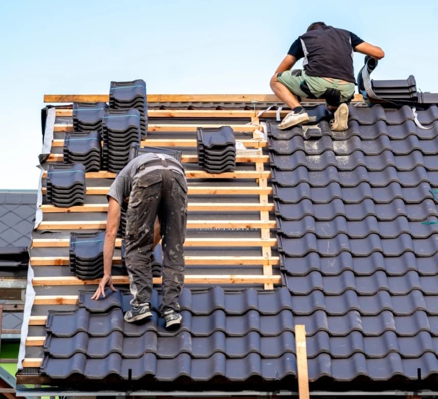 Professional using phone