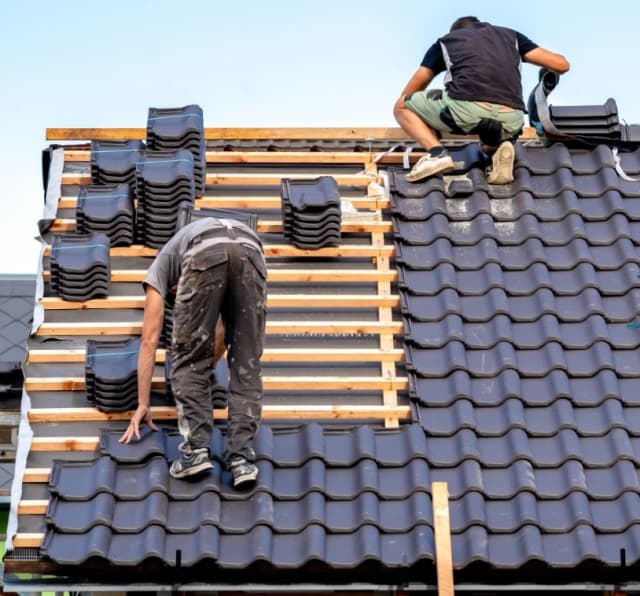 Professional using phone